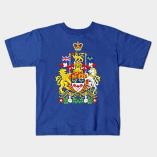 Royal Coat of Arms of Canada Kids T-Shirt